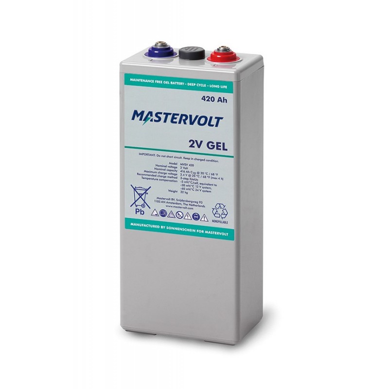 Batterie Mastervolt - MVSV GEL 2V - 420Ah