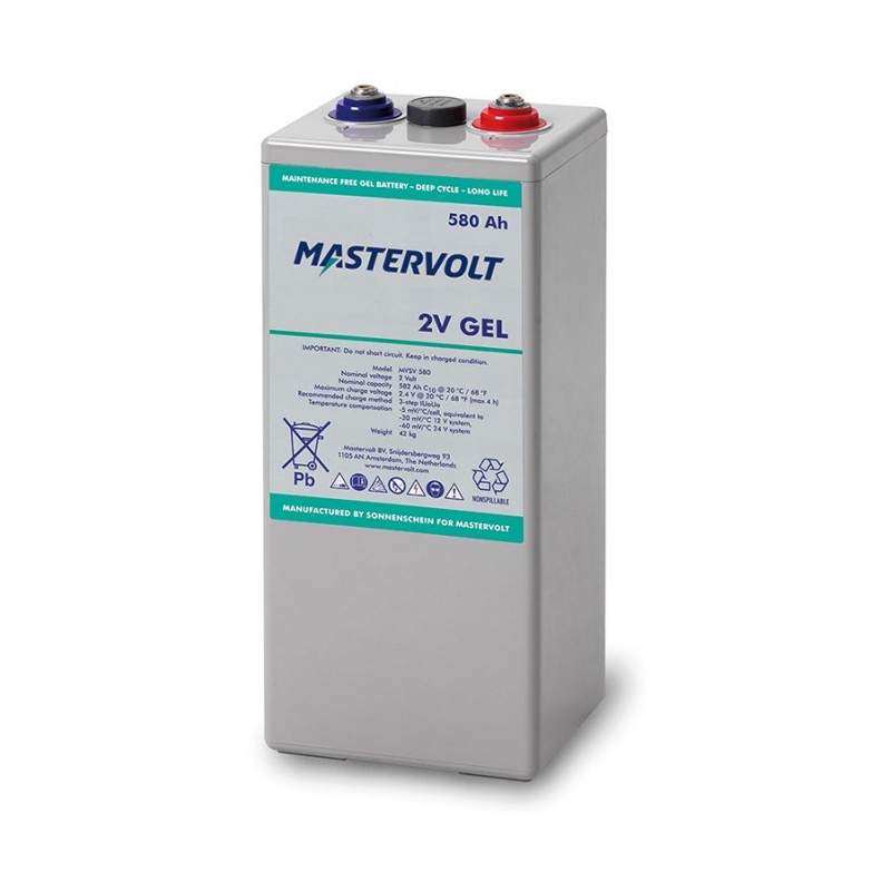 Batterie Mastervolt - MVSV GEL 2V - 580Ah