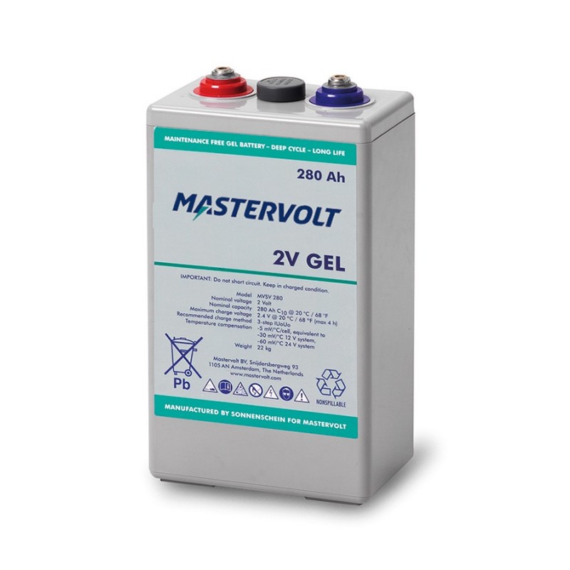 Batterie Mastervolt - MVSV GEL 2V - 280Ah