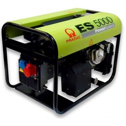 Groupe Électrogène portable PRAMAC ES5000 TF Essence 400V Triphasé - 6.3 kVA - 5.0 kW - 75 kg