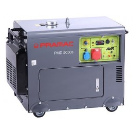 Groupe électrogène de secours PRAMAC PMD5050S - 400v 50 hZ TRIPHASE Diesel Lifter Manuel/Electrique