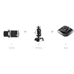 Kit ROKK Mini - Support smartphones pour montage autocollant à plat - SCANSTRUT