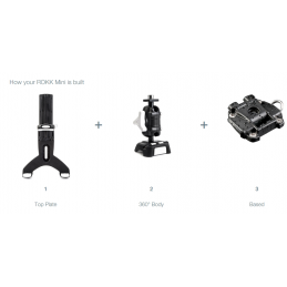Kit ROKK Mini - Support tablettes pour montage autocollant à plat - SCANSTRUT