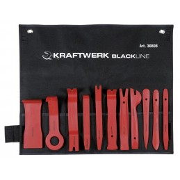 Jeu de 11 outils pour le démontage des garnitures de portières - KRAFTWERK