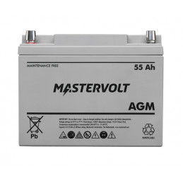 Mastervolt battery - AGM 12V - 55Ah