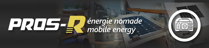 Energie nomade, station d'énergie, station électrique, panneaux solaires