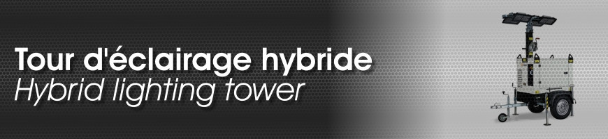 Hybrid lighting towers: efficiency, versatility and energy savings