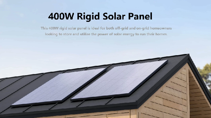 Panneau solaire flexible 100 W pour station d'énergie ECOFLOW